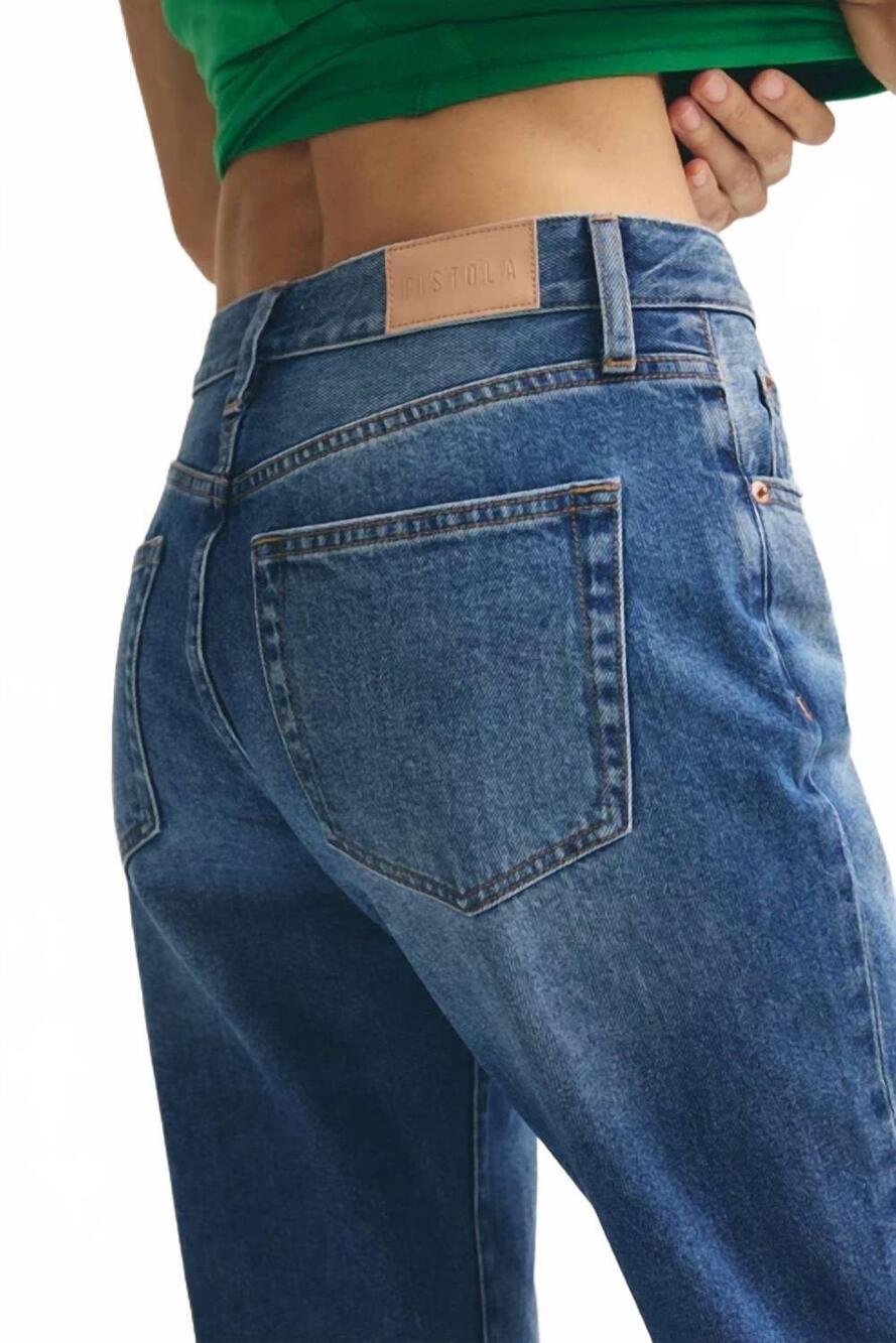 NEW PISTOLA issa mid rise straight jean in sorensen - Picture 7 of 9